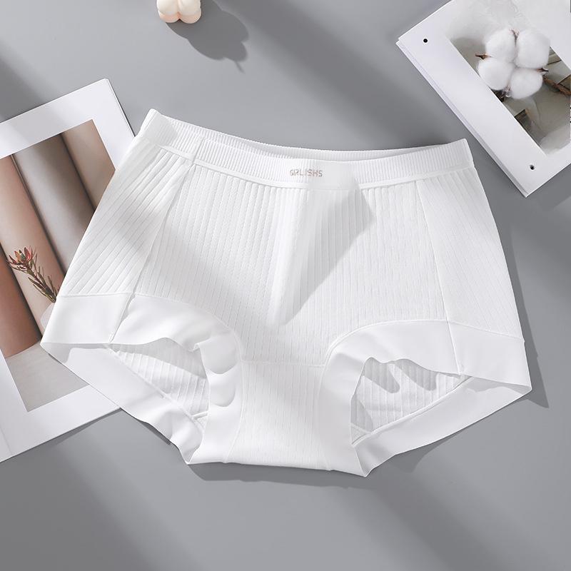 Plus Size Female Spring and Autumn 7A Antibacterial Extended Crotchy Sports Anti Light Flat Angle Underwear