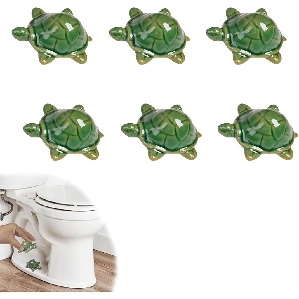 Ceramic Turtle Knob Covers Toilet, Toilet Bolt Covers Decorative, Turtle Toilets Bolt Cover,  for Bathroom Decor, Housewarming Gifts & Decor Lovers