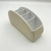 PU Leather Remote Control and Cosmetics Storage Box for Home or Office 