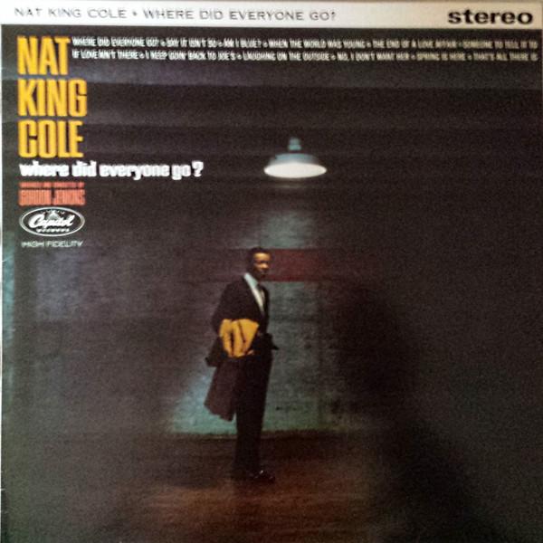 LP Record NAT KING COLE - Where Did Everyone Go? EMS1114 CAPITOL UK Jazz Used
