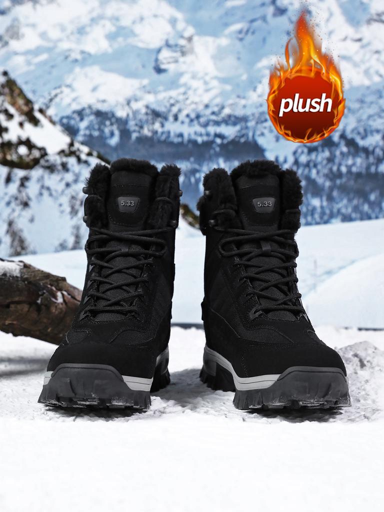 Men's Waterproof Insulated Snow Boots - Extreme Cold Weather Boots (-30°F)