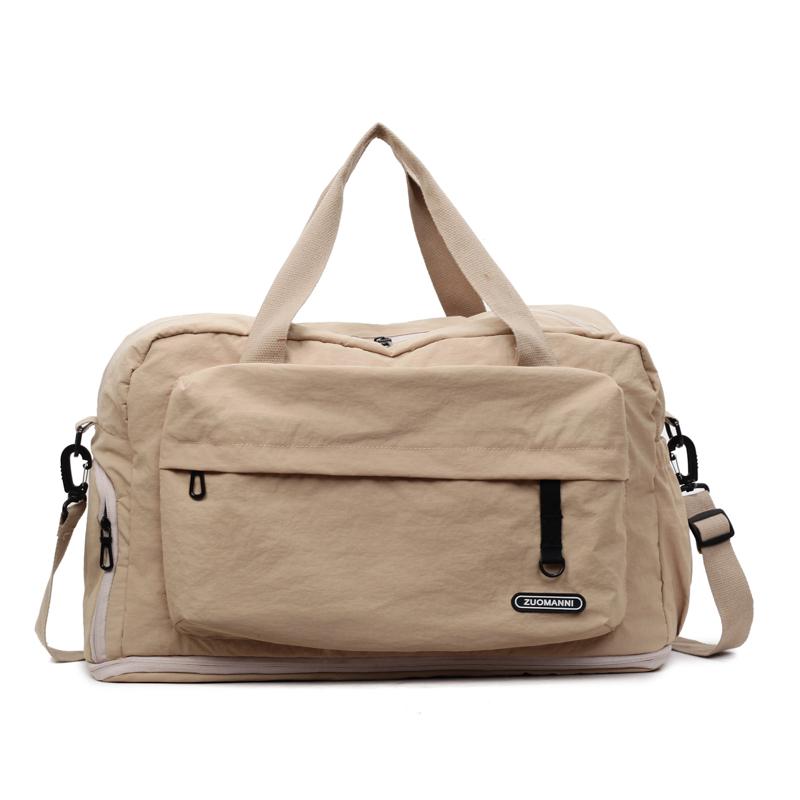 Women's Lightweight Foldable Travel Duffel Bag,Large Capacity Multi Compartment Travel Luggage Bag,Nylon Sports Gym Tote Bags