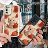 Phone case: 2D flat, suitable for Samsung Galaxy A34 A35 M05 M06 S20 S22 S21 FE Plus 5G protective case, felt little kitten, perfect Christmas and Hal