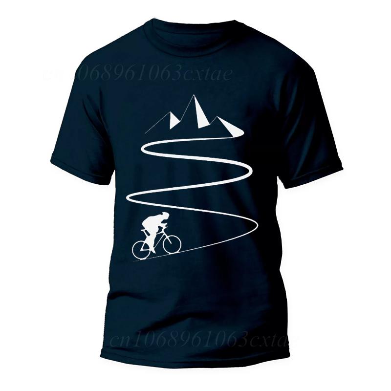 Cyclist Biking Lover T-Shirt Men Women Funny Tee Shirt Crewneck Mountain Bike Cycling Classic Short Sleeve Tshirt Gift Idea Tops
