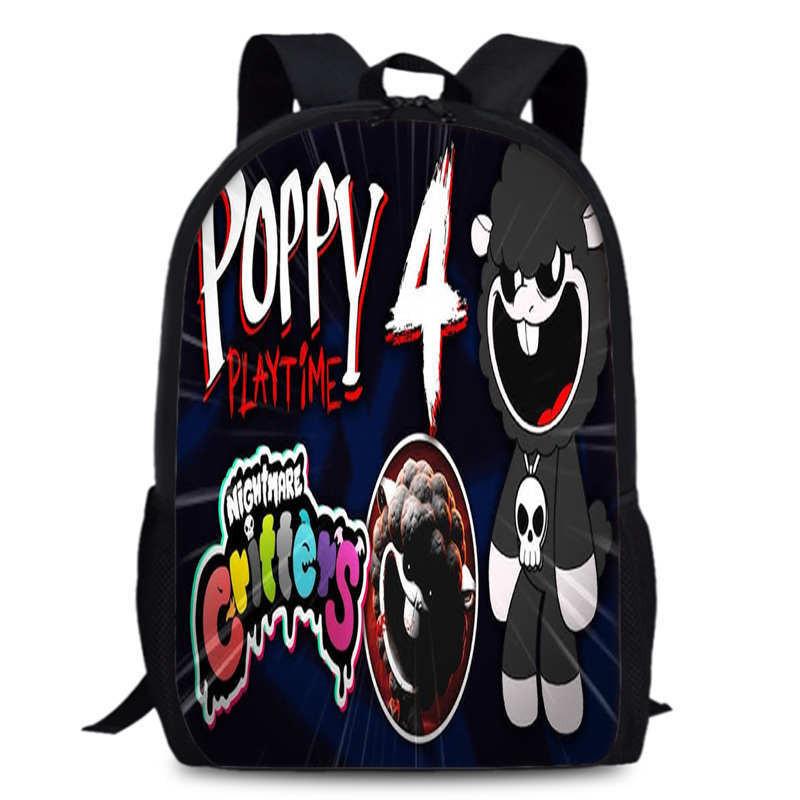 Chapter Poppy Playtime 4 Durable Bookbag 15in Laptop Anime Backpack Oxford
