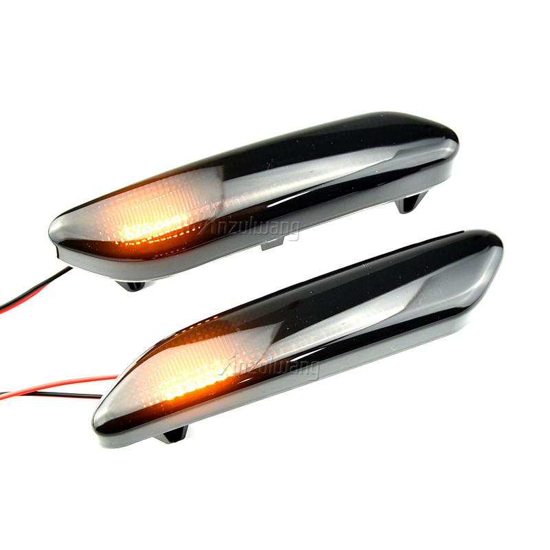 LED Dynamic Turn Signal Light For Mini Cooper R60 Countryman R61 Paceman Side Marker Flashing Indicator Flowing Water Blinker