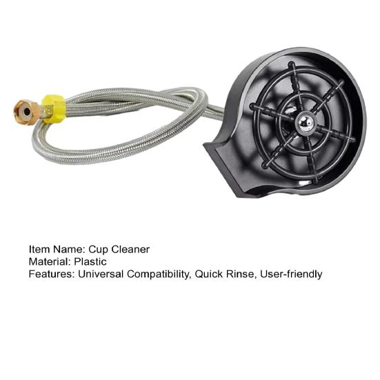 Tassenspüler für Küchenspüle Schnellspülung Universeller Spülbecken-Flaschenreiniger Glasreiniger für Tassen Becher Babyflaschen Wein