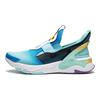 Li Ning Kids Comfortable Versatile Low-Top Casual Shoes Kids sneaker Light-Wax-Blue Dark-Teal-Blue Black YKCU102-3