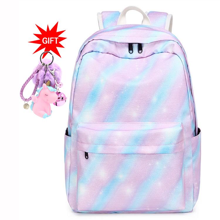 

Школьный рюкзак для девочек для детей Радужные школьные сумки для девочек Сумка для ноутбука для подростков Школьные сумки для девочек Дорожный рюкзак