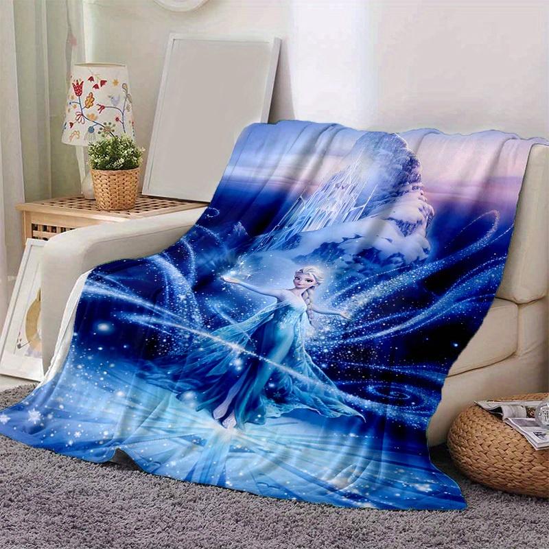 

1pc Elsa Ice Magic Blanket, Perfect for Home, Office, Outdoor Use & Gift Idea (80x120 cm) 130x150cm