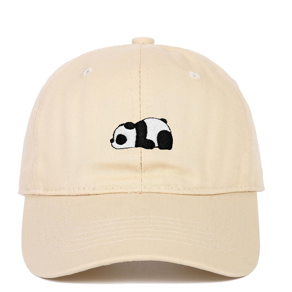 1pc Unisex Panda Embroidery Baseball Caps for Women,outdoor Sports Fishing Summer Peaked Adjustable Driver Caps for Daily Wear