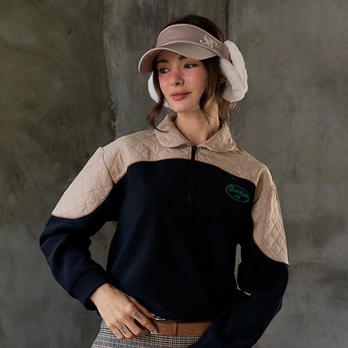 Venezia 12 Functional Color-Blocked Shoulder Fleece Sweatshirt Navy/Free