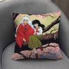 Japanese Anime Inuyasha Pillowcase Toon Gift Cushion Cover Bedroom Home Sofa Chair Seat Decor Pillow Case