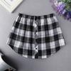 Sweater Decorative Plaid False Skirt Tail Underskirt Clothing Decoration Skirt Shirt Extenders