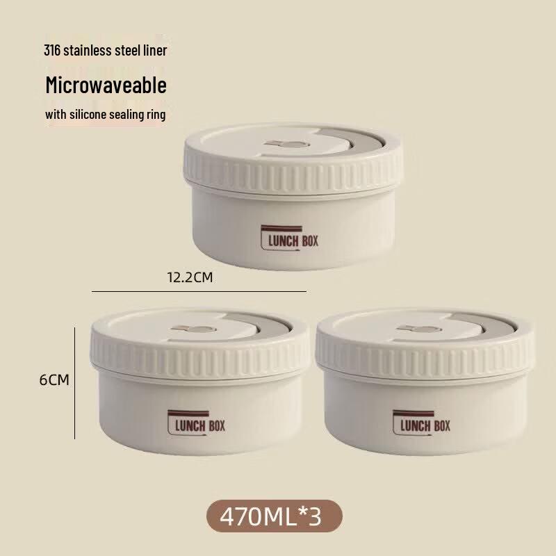 316L Stainless Steel Insulated Microwaveable Lunch Box