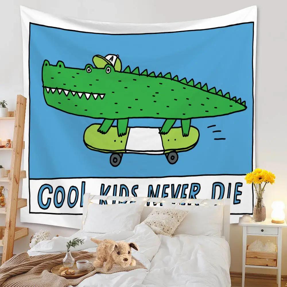 Tapiserie Fundal Sufragerie Murală Covorașă Plajă Decorare Acasă Agățat de perete cu caracter simplu și proaspăt