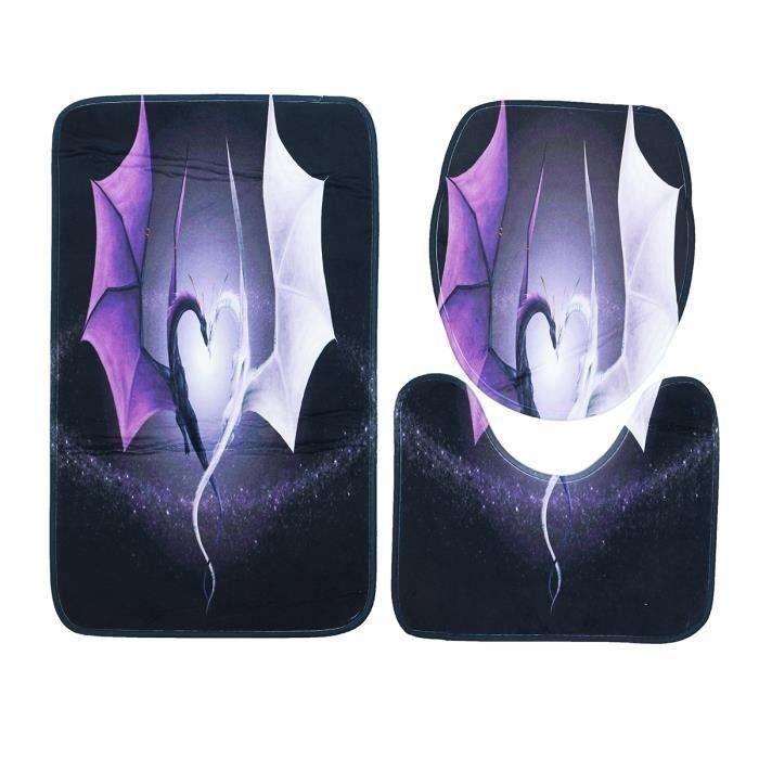 

Cute Animal Pattern Floor Mat Bathroom Mat Toilet Three-Piece Set 50 * 80Cm three-piece set