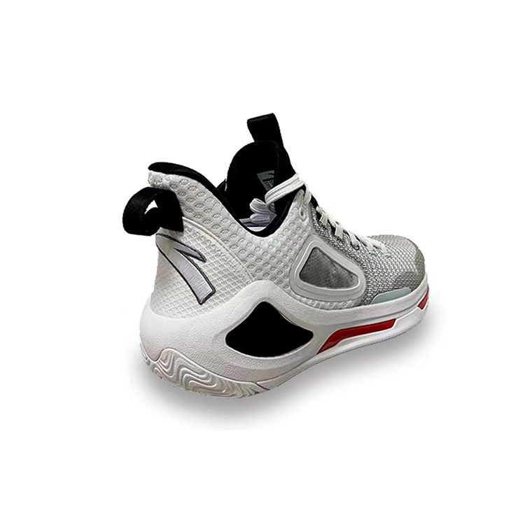 Anta Low Top Performance Basketball Shoes Men Sneakers Gray Black 512210501-1