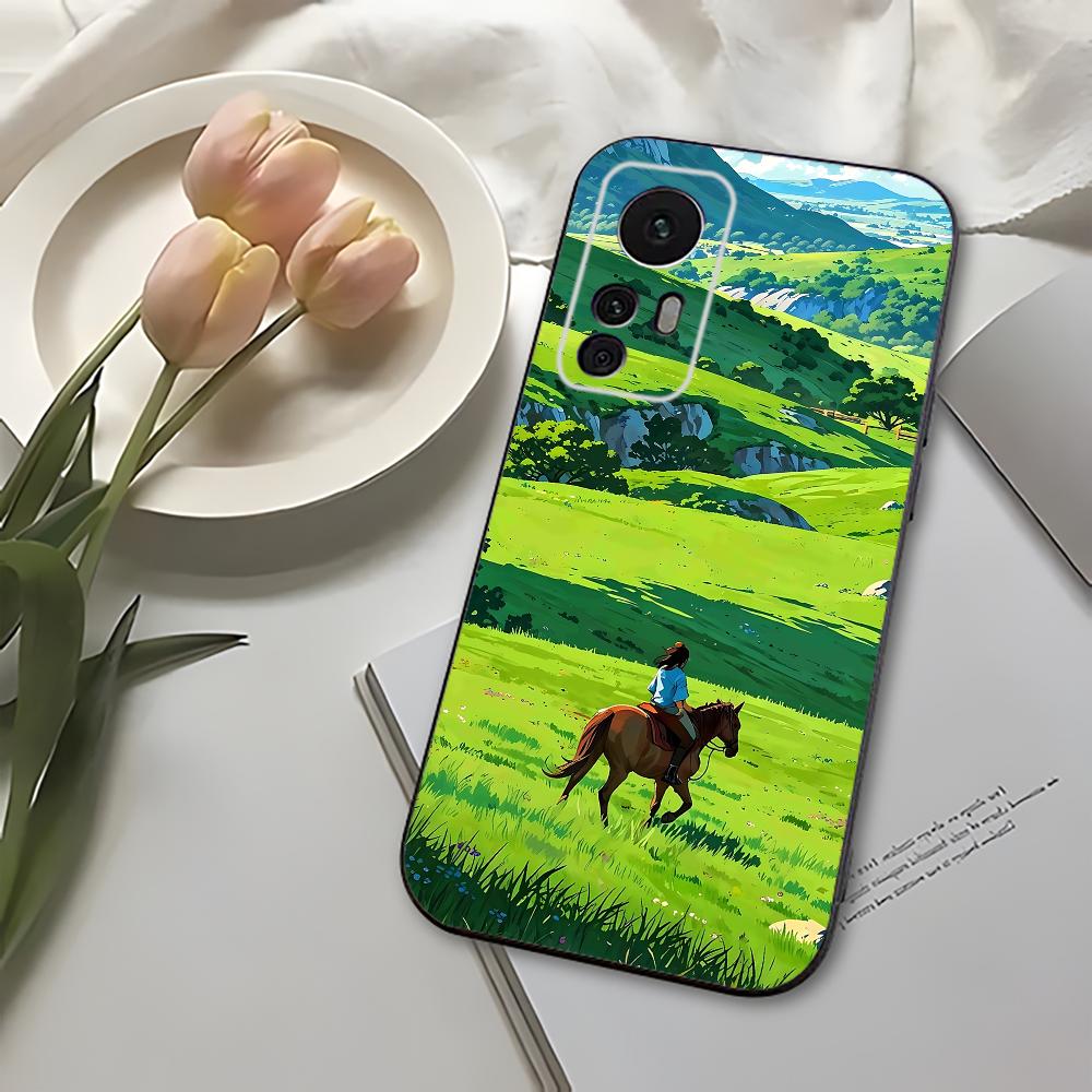 Reiten Handyhülle Für Xiaomi 11 Redmi Note 11 5G 8T 9A 9 10T Note8Pro Note9 12SUltra Schwarze Hülle