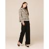 Son Jung Wan Big Collar Check Jacket Zjk6161100