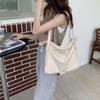 Bolso de Hombro de Cuero PU de Verano para Mujer Bolsos Tote con Cordón de Gran Capacidad para Mujer Bolsos de Mano Casuales Bolsos Shopper Plegados Ligeros