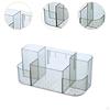 Wall Bathroom Shelf Cosmetic Display Case Lightweight No Makeup Tray Holder Organizer Storage Box