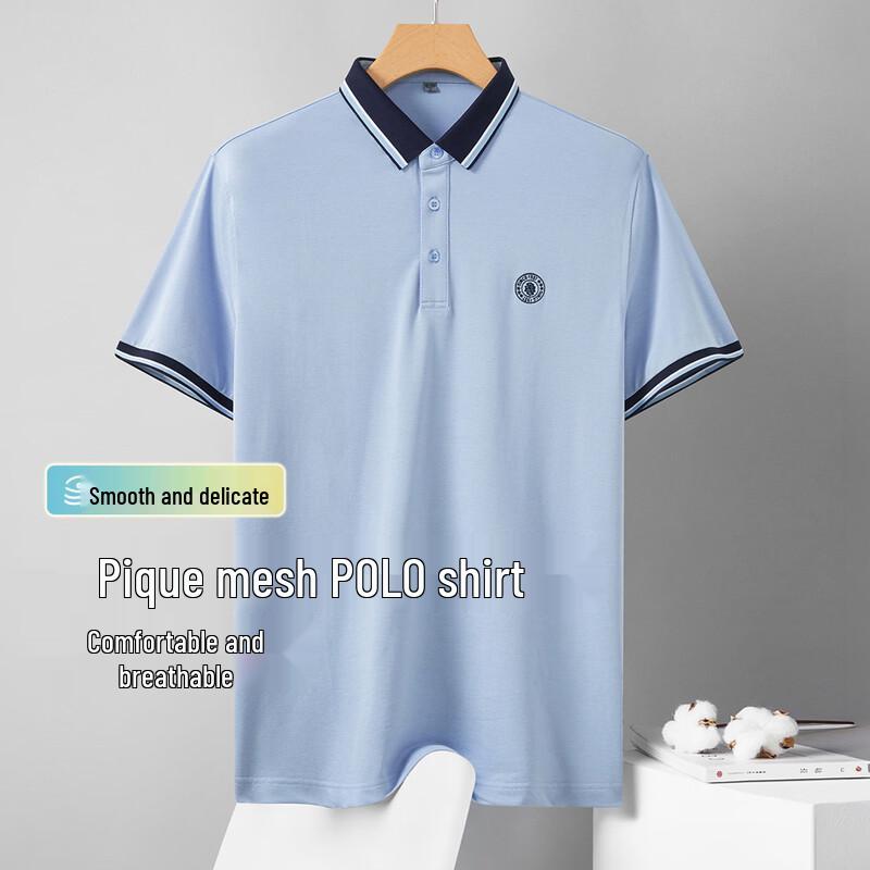 Hodo Men s Pique Polo Shirt - Moisture-wicking Short Sleeve 170/88A