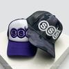 And Women Personalized Devil Horns Letter Prints Embroidery Baseball Caps Air Permeable Mesh Sun Protection Hip Hop Trucker Caps All-Match Outdoor