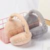 Adjustable Autumn And Winter Foldable Women Earmuffs Solid Color Earflaps Ear Cover