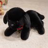 Soft Labrador Plush Doll With Bell Collar Decoration For Children And Nap Time
