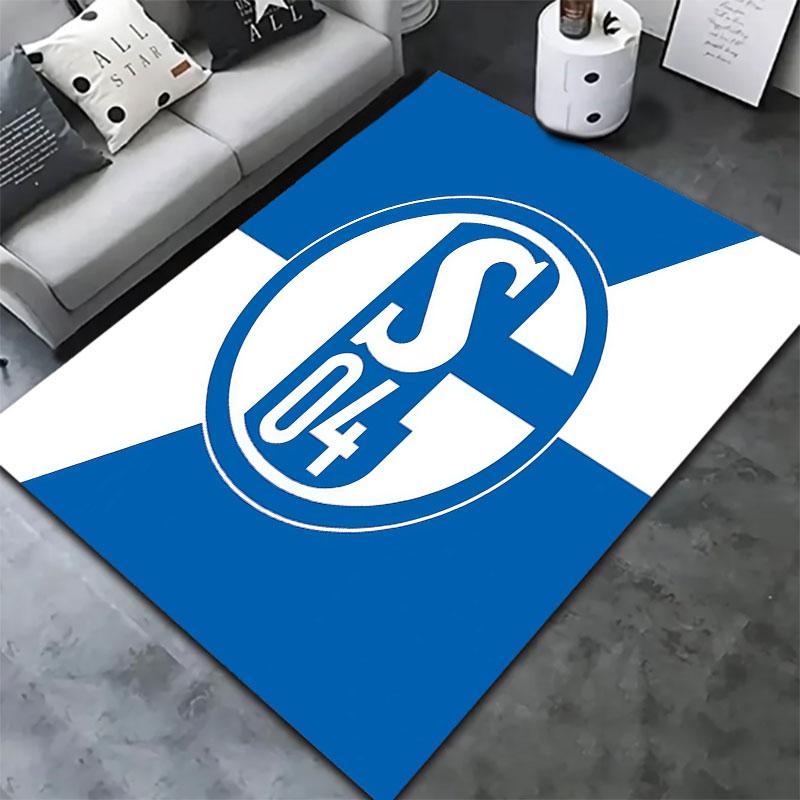 FC Schalke 04 Carpet Rug for Living Room Bedroom Home Sofa Decoration,Kids play Non-slip Floor Mat