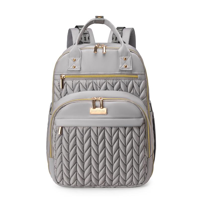 Sac à dos momie haut de gamme: Sac Bébé Spacieux avec Compartiment Lait Isotherme pour Sorties Pratiques