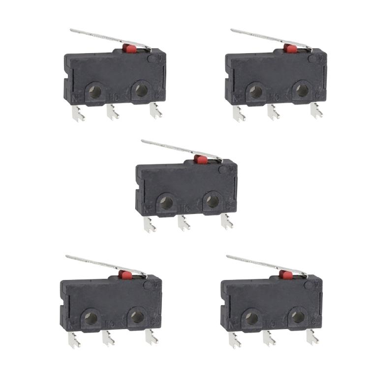 Gehäuse schwarz Mikroschalter-Baugruppe, KW11 KW12 Taster-Steuereinheit mit Metallkontakten und Beschriftungskörper