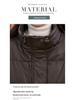 Women's PU Leather Plus Size Mid-Aged Winter Down Jacket 2024 - White Duck Down Thick Long Coat