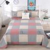 Flat Sheets Household Four Seasons Plaid Comfortable Soft Antibacterial Bedspread Cover Bedding Queen Size Bed Sheet Breathable