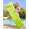 Adult Inflatable Floating Lounge Chair Pvc Foldable Air Bed Red Yellow Green Blue