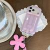 Flower Wrist Strap Card Holder & Coin Purse for iPhone 17 Pro Max/15 Pro/14 Case (Women's)