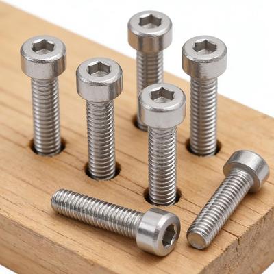 100/10x Stainless Steel Hex Socket Screws Threaded Hexagon Head Cap Screws Bolts Furniture Boat Marine Hardware Fasteners Tool