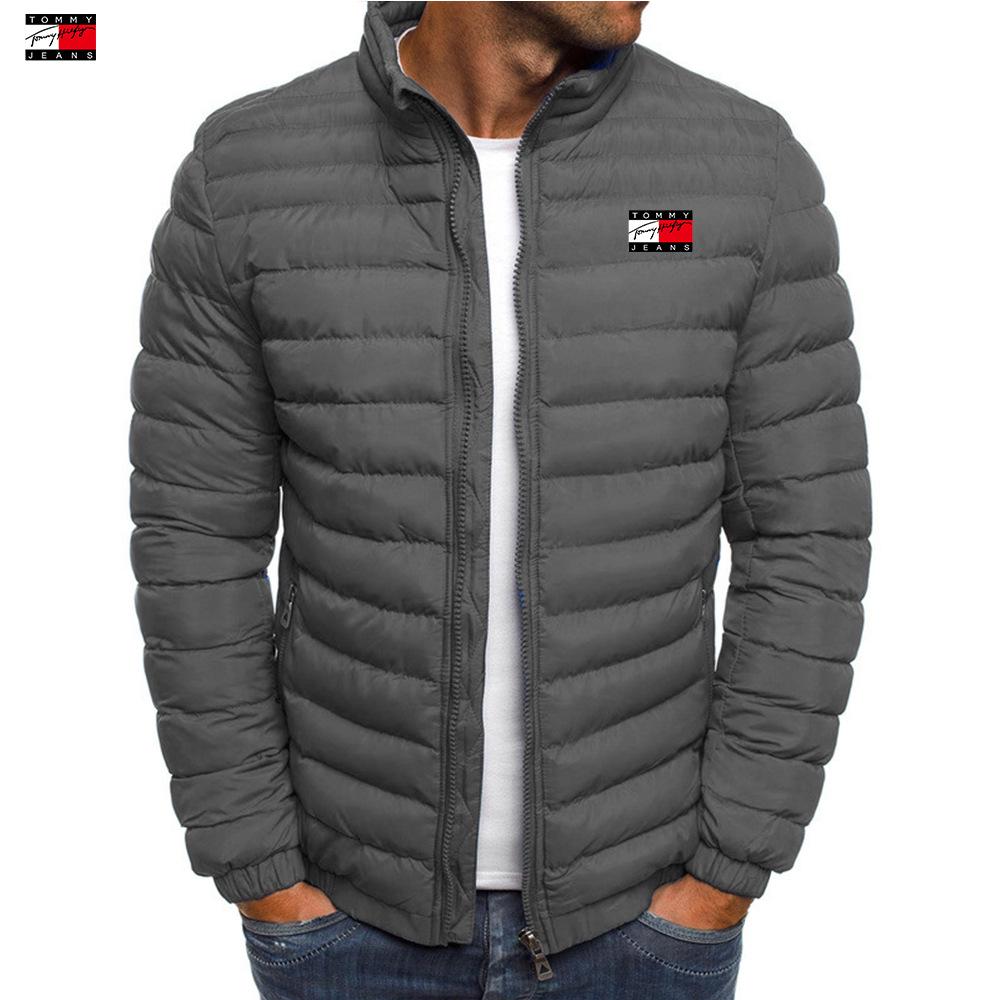Winterjacke für Herren aus Baumwolle mit Stehkragen – dick, warm und lässig für Outdoor-Sportarten