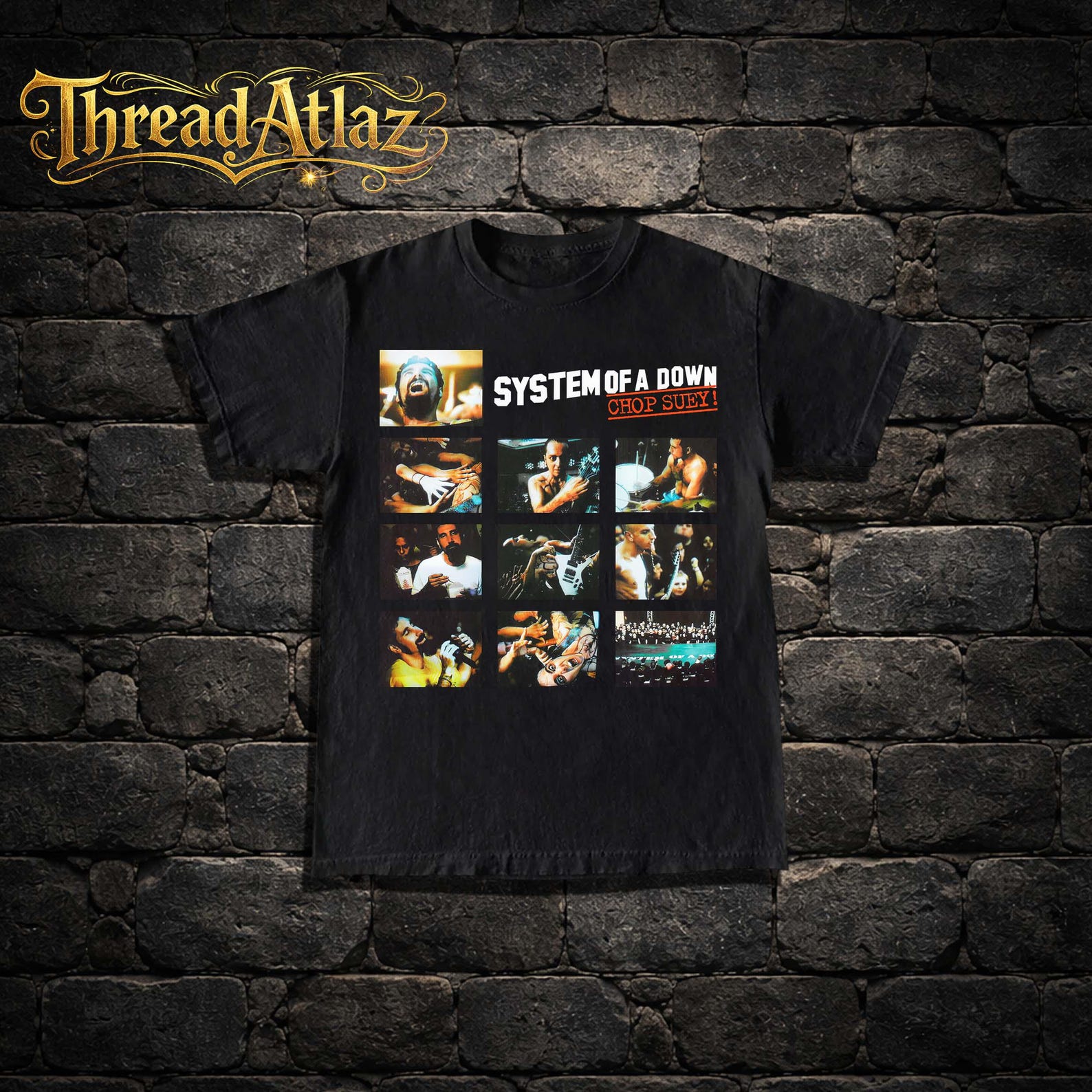 Vintage System of a Down T-Shirt – 2000s Nu-Metal Band Tee M