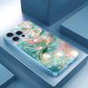 Electroplated Silver Tempered Glass Phone Case for iPhone Case for 11/12/13/14/15/16/17 Pro MAX