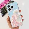 Voor Realme C63 C61 Narzo N61 N63 Hoesje Bloemen Vlinder Dames Mode Achterkant Transparant Zacht Slank Siliconen Bumper Shell