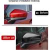 Car Accessories Fit For Mazda CX-5 CX5 2017-2021 2022 2023 2024 2025 Rear View Door Mirror Covers Trim (Carbon Fiber Style) ABS 2 PCS