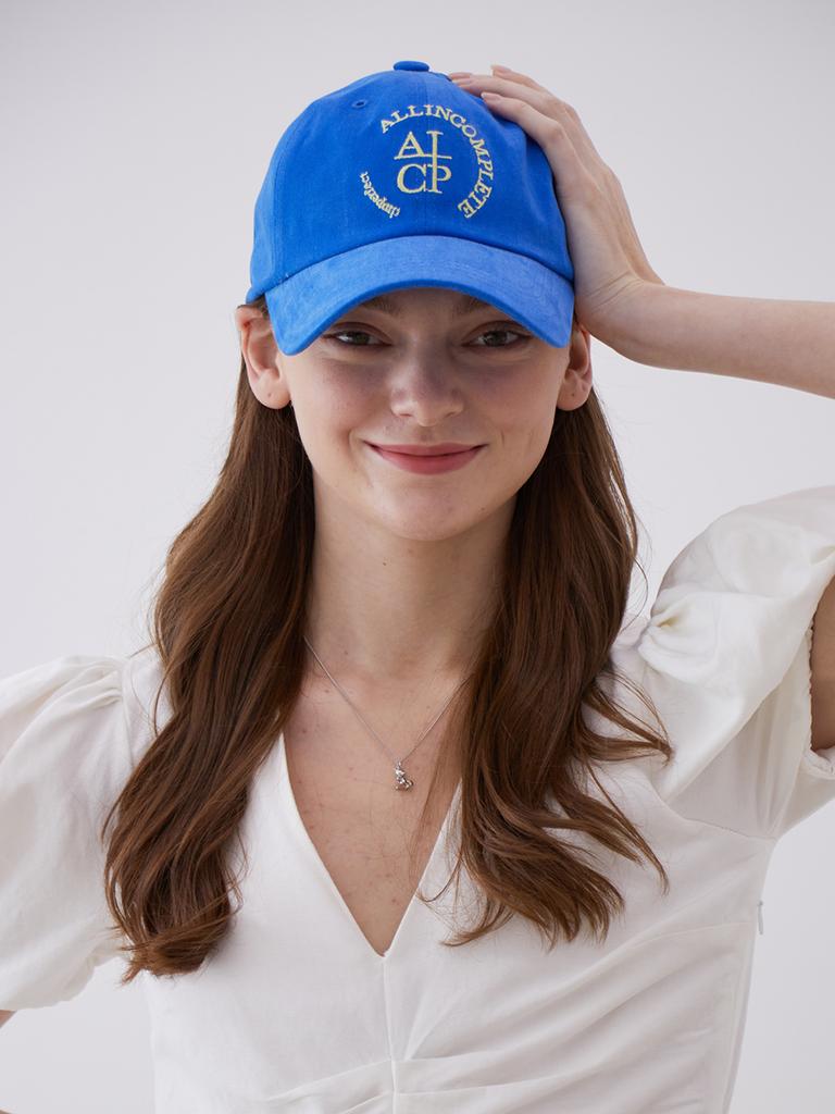 Olinkeompeulliteu Round Logo Ball Cap (Blue)