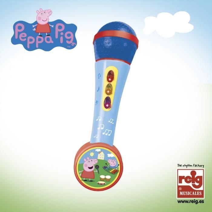 TECHSALES PEPPA PIG Micro &agrave; Main avec Ampli et Rythmes