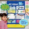 Alphabet Learning Pocket Chart Toddlers 1-3 ABC 26 Letters Learning Wall Chart Classroom Preschool Handwriting Practice Letter Tracing Circle