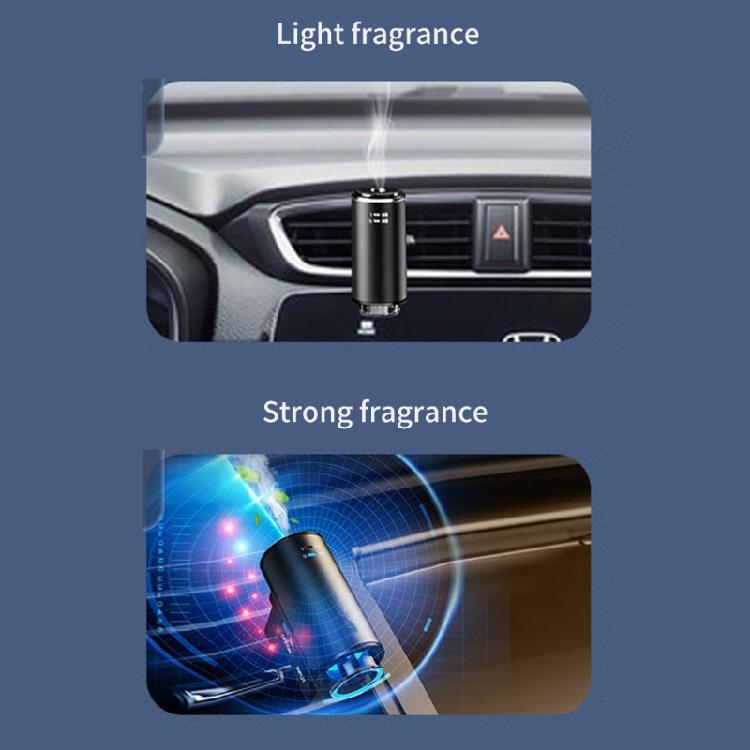 Leiser Auto-Lufterfrischer Lüftungsklemme Wiederaufladbare Batterie Elegantes Design Automatische Einstellung Auto-Luftzerstäuber