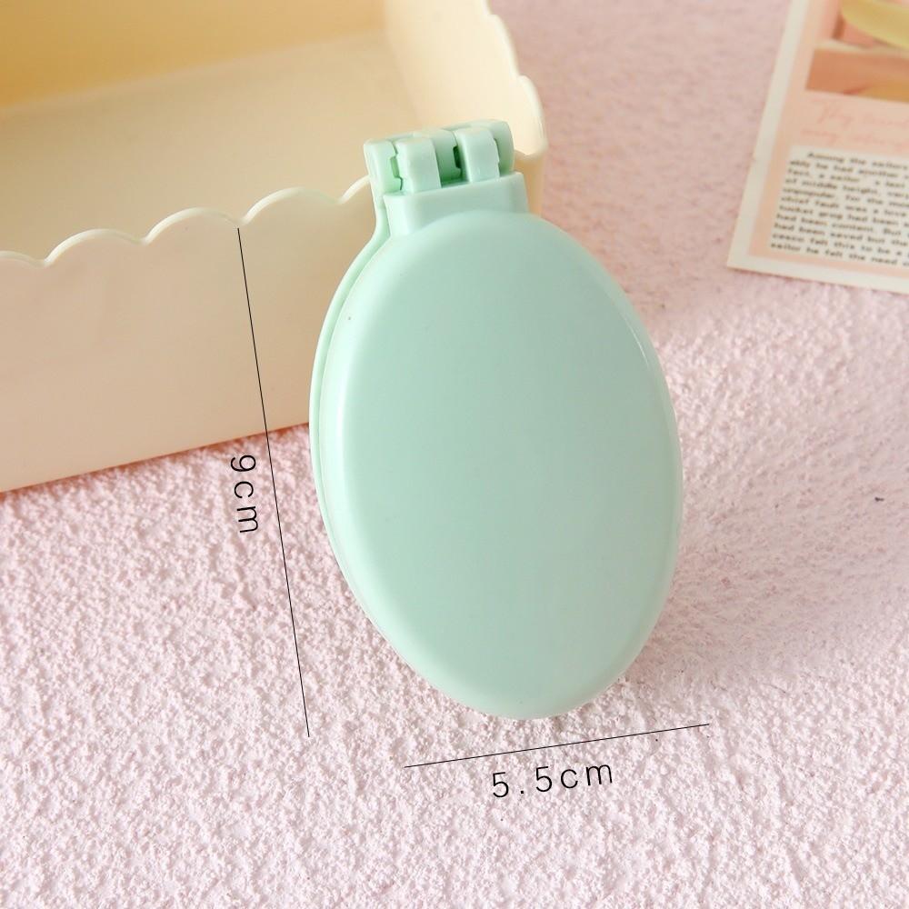 Mini Foldable Hair Brush with Mirror Air Cushion Comb Portable Folding Hair Comb Travel