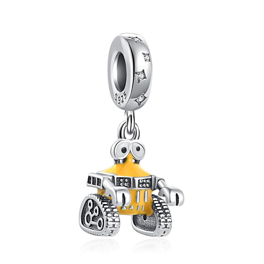 New Copper Skull Extraterrestrial Charm Of Ley Chain Bead Fit Original Bracelet Accessories Diy Women Jewelry