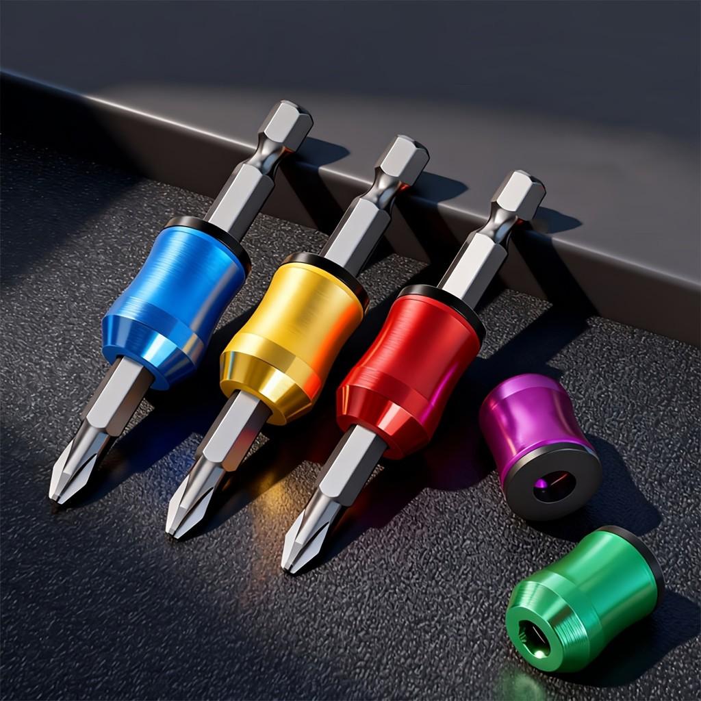 1pc Strong Magnetic Screw Ring, Magnetic Ring Holder for Screwdriver Bits, Anti-Slip, for Drill & Household Repair